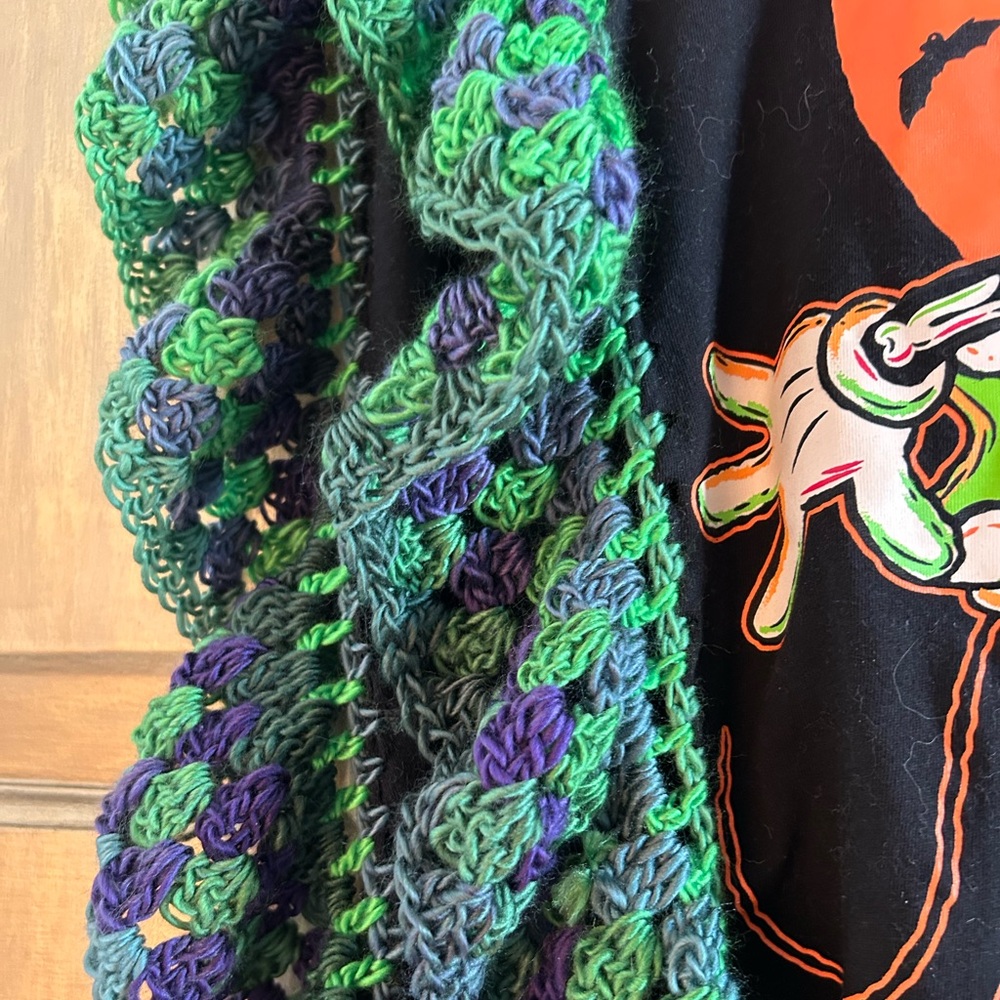 Halloween Minnie Poncho - Picture 3 of 5